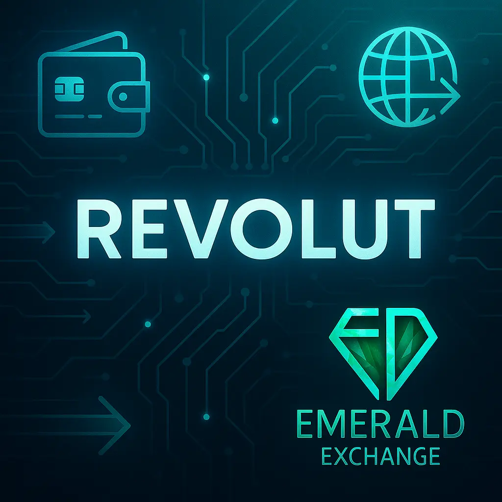 انتقال ارزی Revolut به فنلاند توسط Emerald Exchange